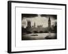 View of the Palace of Westminster and Big Ben - City of London - UK - England - United Kingdom-Philippe Hugonnard-Framed Art Print