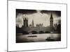 View of the Palace of Westminster and Big Ben - City of London - UK - England - United Kingdom-Philippe Hugonnard-Mounted Art Print