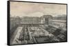 View of the Palais-Royal in 1834, 1915-Albert Delton-Framed Stretched Canvas