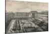 View of the Palais-Royal in 1834, 1915-Albert Delton-Stretched Canvas