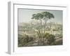 View of the Palatine Hill in Rome-Louis-Francois Cassas-Framed Giclee Print