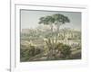 View of the Palatine Hill in Rome-Louis-Francois Cassas-Framed Giclee Print