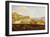View of the Palazzo Reale, Naples-Joseph Rebell-Framed Giclee Print