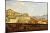 View of the Palazzo Reale, Naples-Joseph Rebell-Mounted Giclee Print
