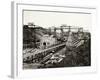 View of the Panama Canal under Construction-null-Framed Photographic Print