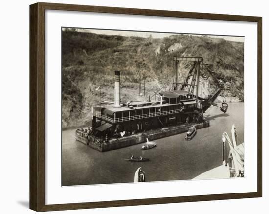 View of the Panama Canal-null-Framed Photographic Print