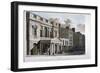 View of the Pantheon and Adjoining Premises on Oxford Street, Westminster, London, 1814-null-Framed Giclee Print