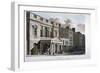 View of the Pantheon and Adjoining Premises on Oxford Street, Westminster, London, 1814-null-Framed Giclee Print