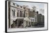 View of the Pantheon and Adjoining Premises on Oxford Street, Westminster, London, 1814-null-Framed Stretched Canvas