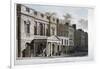 View of the Pantheon and Adjoining Premises on Oxford Street, Westminster, London, 1814-null-Framed Giclee Print