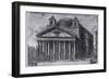 View of the Pantheon of Agrippa, c.1761-Giovanni Battista Piranesi-Framed Giclee Print