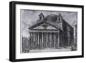 View of the Pantheon of Agrippa, c.1761-Giovanni Battista Piranesi-Framed Giclee Print