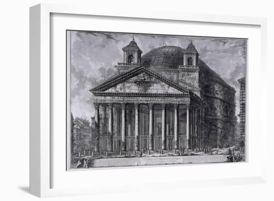 View of the Pantheon of Agrippa, c.1761-Giovanni Battista Piranesi-Framed Giclee Print