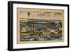 View of the Paris Exposition, 1867-null-Framed Giclee Print