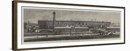 View of the Paris International Exhibition Building, from the Opposite Side of the Seine-null-Framed Premium Giclee Print