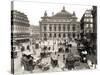 View of the Paris Opera House, 1890-99-null-Stretched Canvas