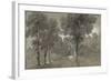 View of the Park at Arcueil, 1744-Jean-Baptiste Oudry-Framed Giclee Print