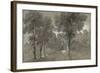 View of the Park at Arcueil, 1744-Jean-Baptiste Oudry-Framed Giclee Print