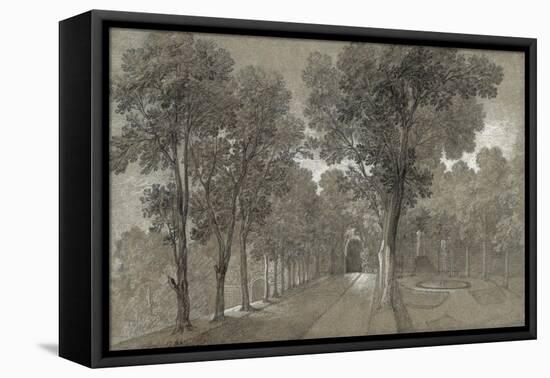 View of the Park at Arcueil, 1744-Jean-Baptiste Oudry-Framed Stretched Canvas