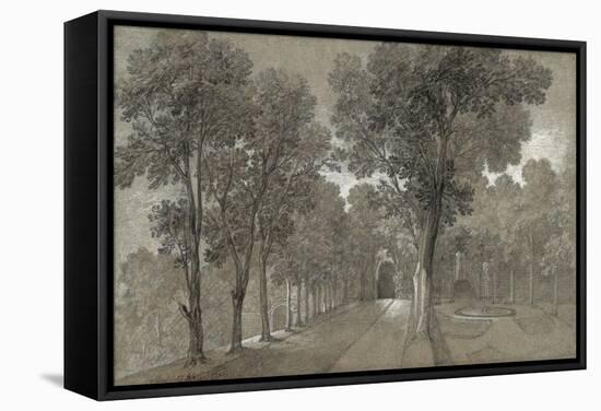 View of the Park at Arcueil, 1744-Jean-Baptiste Oudry-Framed Stretched Canvas