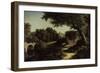 View of the Park in Pavlovsk-Mikhail Ivanovich Lebedev-Framed Giclee Print