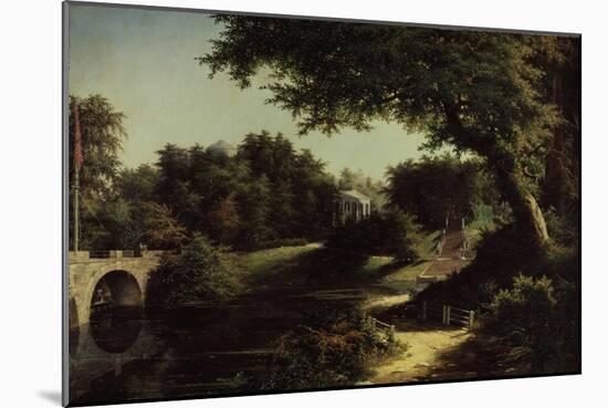 View of the Park in Pavlovsk-Mikhail Ivanovich Lebedev-Mounted Giclee Print