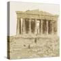 View of the Parthenon from the West-James Robertson-Stretched Canvas