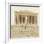 View of the Parthenon from the West-James Robertson-Framed Photographic Print