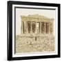 View of the Parthenon from the West-James Robertson-Framed Photographic Print