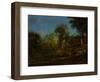 View of the Pastures of the Limousin, 1835-Jules Dupre-Framed Giclee Print