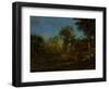 View of the Pastures of the Limousin, 1835-Jules Dupre-Framed Giclee Print