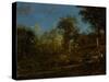 View of the Pastures of the Limousin, 1835-Jules Dupre-Stretched Canvas