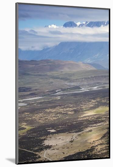 View of the Patagonian steppe, Torres del Paine National Park, Patagonia, Chile, South America-Alex Robinson-Mounted Photographic Print