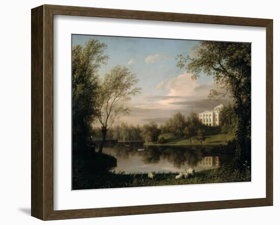 View of the Pavlovsk Palace, c.1800-Carl Ferdinand Von Kugelgen-Framed Giclee Print