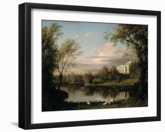 View of the Pavlovsk Palace, c.1800-Carl Ferdinand Von Kugelgen-Framed Giclee Print