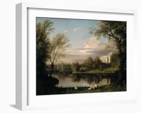 View of the Pavlovsk Palace, c.1800-Carl Ferdinand Von Kugelgen-Framed Giclee Print