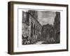 View of the Peristyle of the Palace of Diocletian (245-313), Roman Emperor 284-305, at Split-Robert Adam-Framed Giclee Print