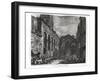 View of the Peristyle of the Palace of Diocletian (245-313), Roman Emperor 284-305, at Split-Robert Adam-Framed Giclee Print