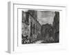 View of the Peristyle of the Palace of Diocletian (245-313), Roman Emperor 284-305, at Split-Robert Adam-Framed Giclee Print