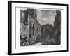 View of the Peristyle of the Palace of Diocletian (245-313), Roman Emperor 284-305, at Split-Robert Adam-Framed Giclee Print