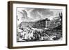 View of the Piazza Di Spagna, from the 'Views of Rome' Series, C.1760-Giovanni Battista Piranesi-Framed Giclee Print