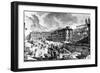 View of the Piazza Di Spagna, from the 'Views of Rome' Series, C.1760-Giovanni Battista Piranesi-Framed Giclee Print
