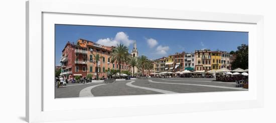 View of the Piazza Garibaldi, Lerici, Liguria, Italy-null-Framed Photographic Print