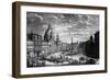 View of the Piazza Navona During the Ferragosto Holiday, 1752-Giuseppe Vasi-Framed Giclee Print