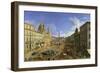 View of the Piazza Navona, Rome-Canaletto-Framed Giclee Print