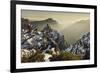 View of the Pico De La Cruz, Caldera De Taburiente, Island La Palma, Canary Islands, Spain-Rainer Mirau-Framed Photographic Print