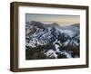 View of the Pico De La Cruz, Caldera De Taburiente, Island La Palma, Canary Islands, Spain-Rainer Mirau-Framed Photographic Print