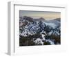 View of the Pico De La Cruz, Caldera De Taburiente, Island La Palma, Canary Islands, Spain-Rainer Mirau-Framed Photographic Print