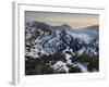 View of the Pico De La Cruz, Caldera De Taburiente, Island La Palma, Canary Islands, Spain-Rainer Mirau-Framed Photographic Print