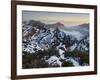 View of the Pico De La Cruz, Caldera De Taburiente, Island La Palma, Canary Islands, Spain-Rainer Mirau-Framed Photographic Print